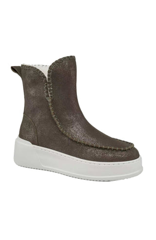 metallic khaki