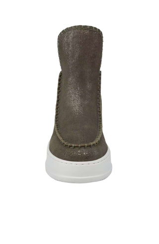 metallic khaki