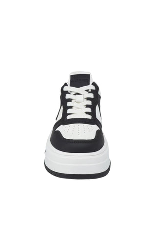 black white